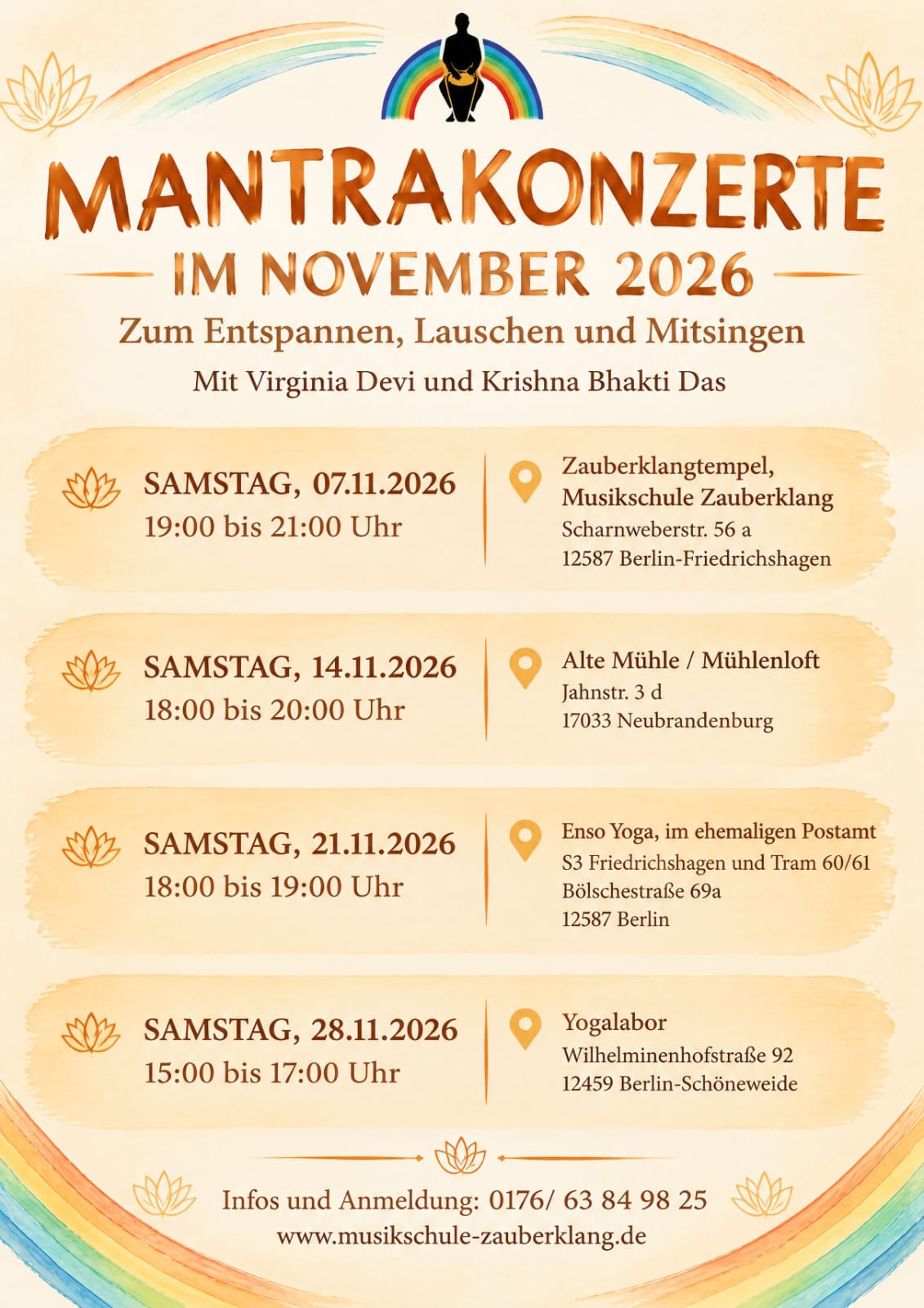 Mantrakonzert im Zauberklangtempel