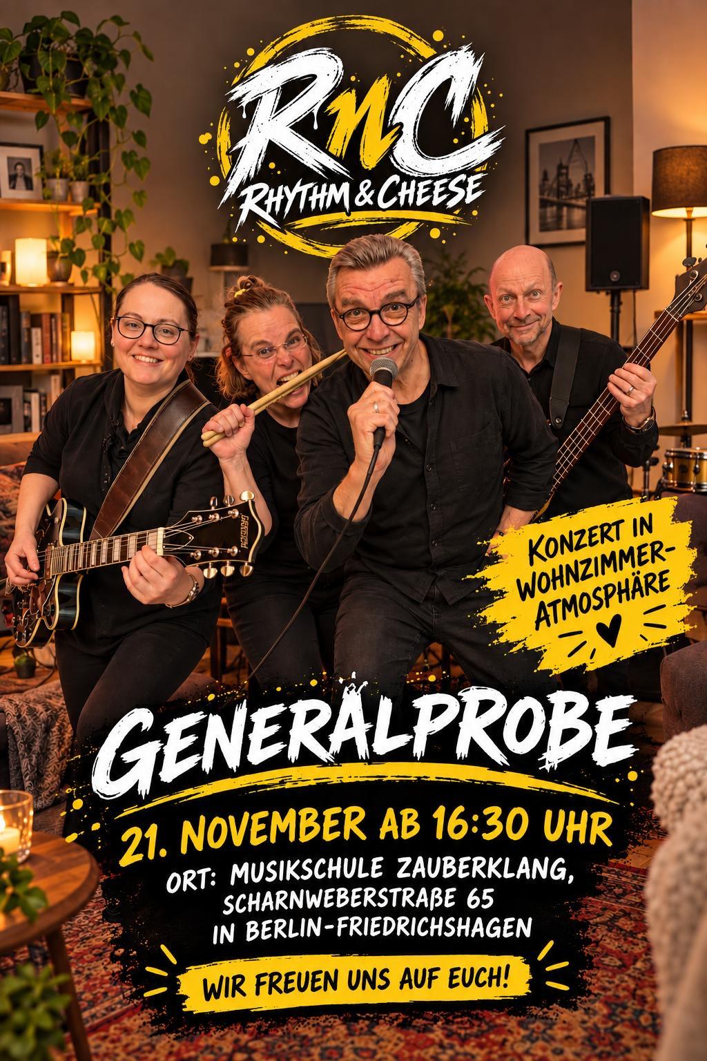 Rhythm & Cheese: Generalprobe